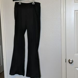 Black pull up slacks